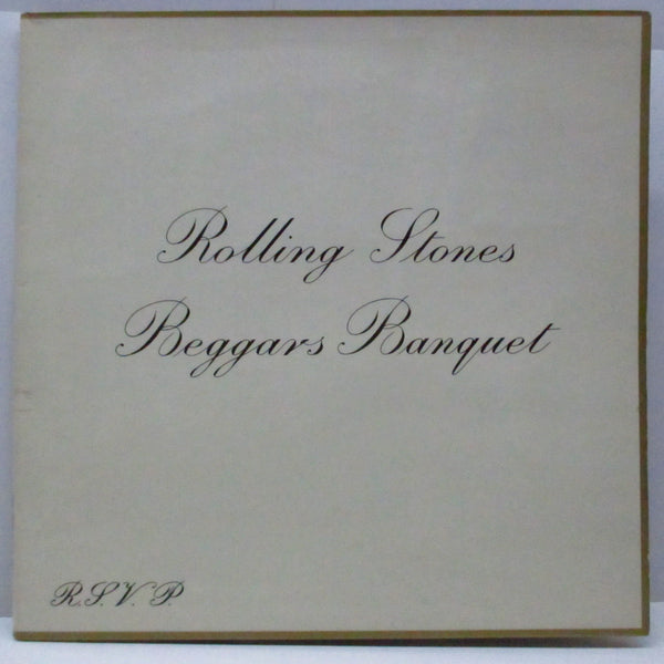 ROLLING STONES (ローリング・ストーンズ)  - Beggars Banquet (UK '72 再発「ボックスロゴ」ステレオLP/表面コーティング見開ジャケ)
