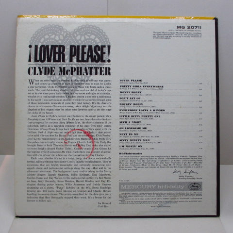 CLYDE McPHATTER (クライド・マクファター)  - Lover Please (US 60's 2nd Press MONO)