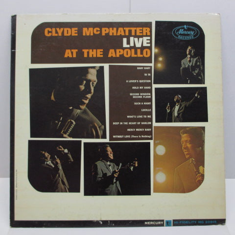 CLYDE McPHATTER - Live At The Apollo (US:Orig.MONO)