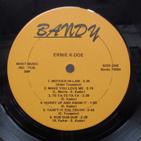 ERNIE K-DOE (アーニー・ケイドー)  - Ernie K-Doe (US 70's Reissue)