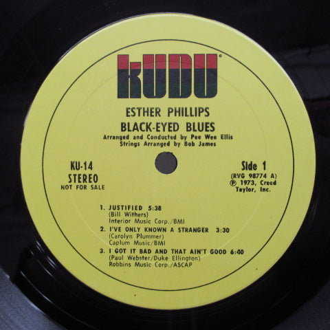 ESTHER PHILLIPS - Black-Eyed-Blues (US:Orig.)