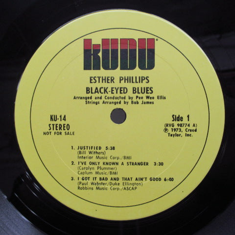 ESTHER PHILLIPS-Black-Eyed-Blues (US:Orig.)