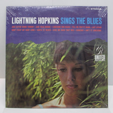 LIGHTNIN' HOPKINS - Sings The Blues (US 60's Re Stereo LP/Seald)