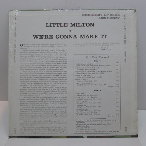 LITTLE MILTON - We're Gonna Make It (US 60's Reissue Stereo LP)