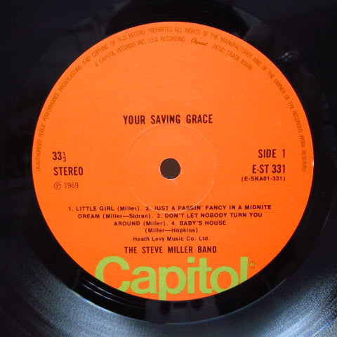 STEVE MILLER BAND - Your Saving Grace (UK 70's Reissue/CS)