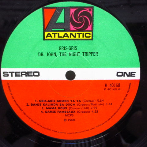DR.JOHN (ドクター・ジョン) - Gris-Gris (UK '72 Reissue LP/CS