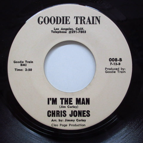 CHRIS JONES - I'm The Man / Destination Unknown