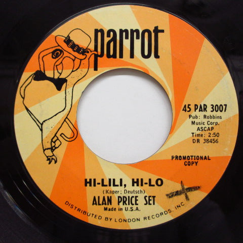 ALAN PRICE SET - Hi-lili, Hi-lo / Take Me Home (US:PROMO)