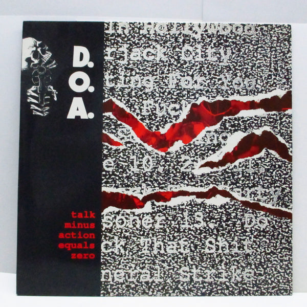 D.O.A. - Talk Minus Action Equals Zero (Dutch Orig.LP)