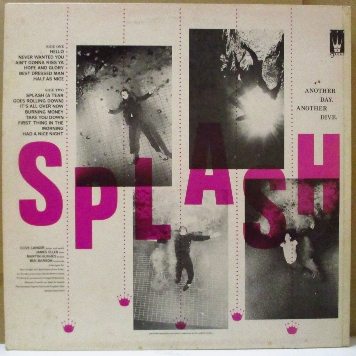 CLIVE LANGER & THE BOXES (クライヴ・ランガー)  - Splash (UK Orig.LP/Coating CVR)