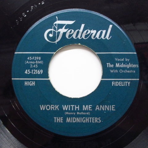 MIDNIGHTERS (HANK BALLARD & THE) - Work With Me Annie / Until I Die