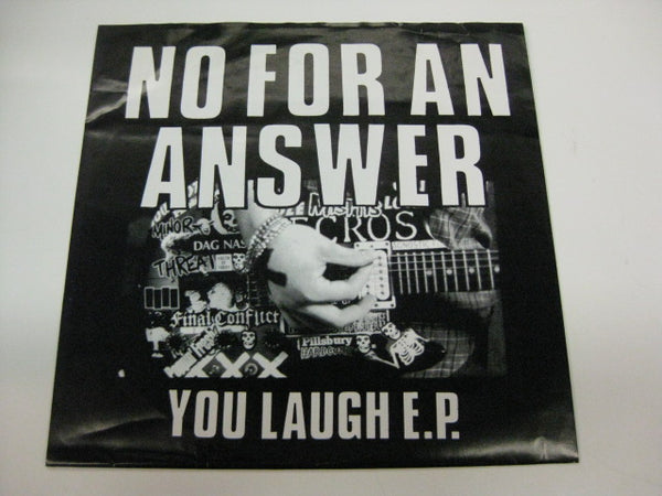 NO FOR AN ANSWER - You Laugh E.P. (US 2nd Press 7")