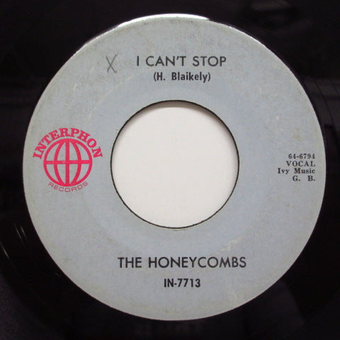 HONEYCOMBS - I Can't Stop / I'll Cry Tomorrow (US:Orig.)