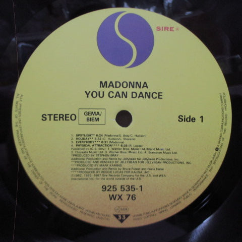 MADONNA (マドンナ)  - You Can Dance (UK-EU オリジナル LP+帯)