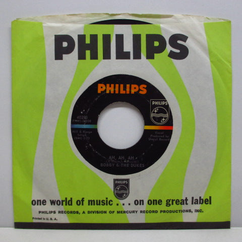 BOBBY & THE DUKES - Ah, Ah, Ah (US Orig.7"+CS)