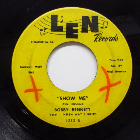 BOBBY BENNETT - The Boss Turn / Show Me (Orig)