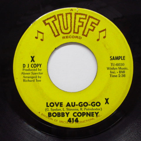 BOBBY COPNEY - Ain't No Good  / Love Au-Go-Go (Promo)