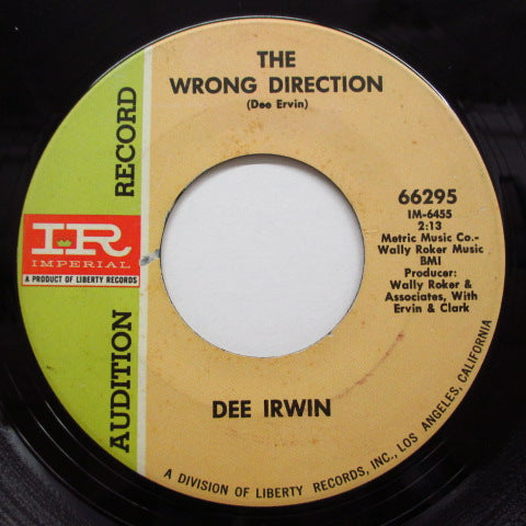 DEE IRWIN (BIG DEE IRWIN) - I Only Get This Feeling (Promo)