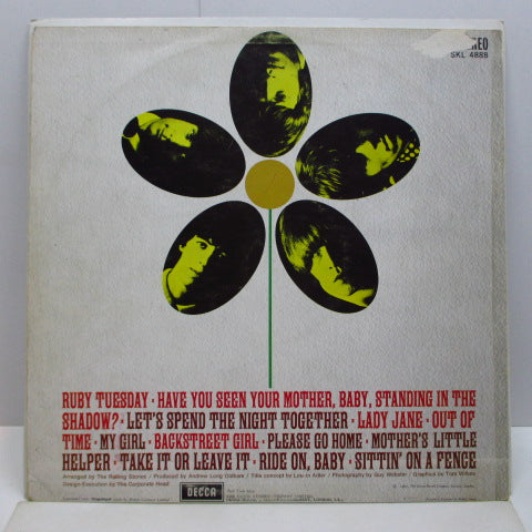 ROLLING STONES (ローリング・ストーンズ) - Flowers (UK Export Stereo LP/CS)