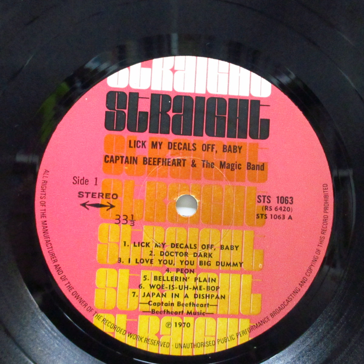 キャプテンビーフハート CAPTAIN BEEFHEART & The Magic Band (キャプテン・ビーフハート