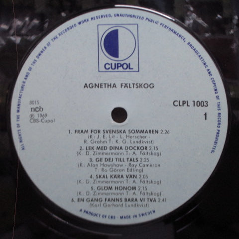 AGNETHA FALTSKOGS - Agnetha Faltskogs Vol.2 (Sweden Reissue.LP/CS)