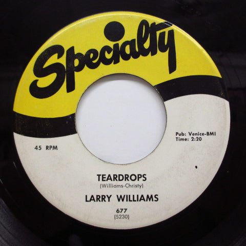 LARRY WILLIAMS (ラリー・ウィリアムズ)  - Give Me Love / Teardrops (Orig)
