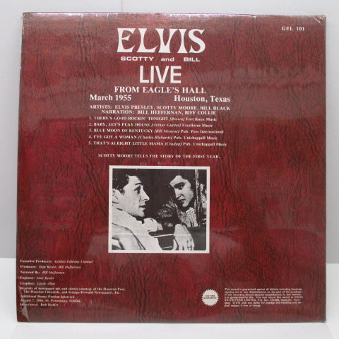 ELVIS PRESLEY (エルヴィス・プレスリー)  - The First Year〜Elvis, Scotty & Bill (US)