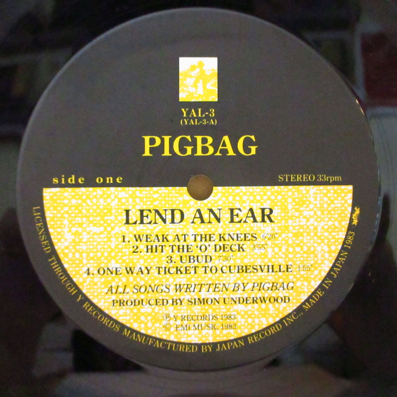 PIGBAG (ピッグバッグ)  - Lend An Ear (Japan Orig.LP+Insert/帯欠)