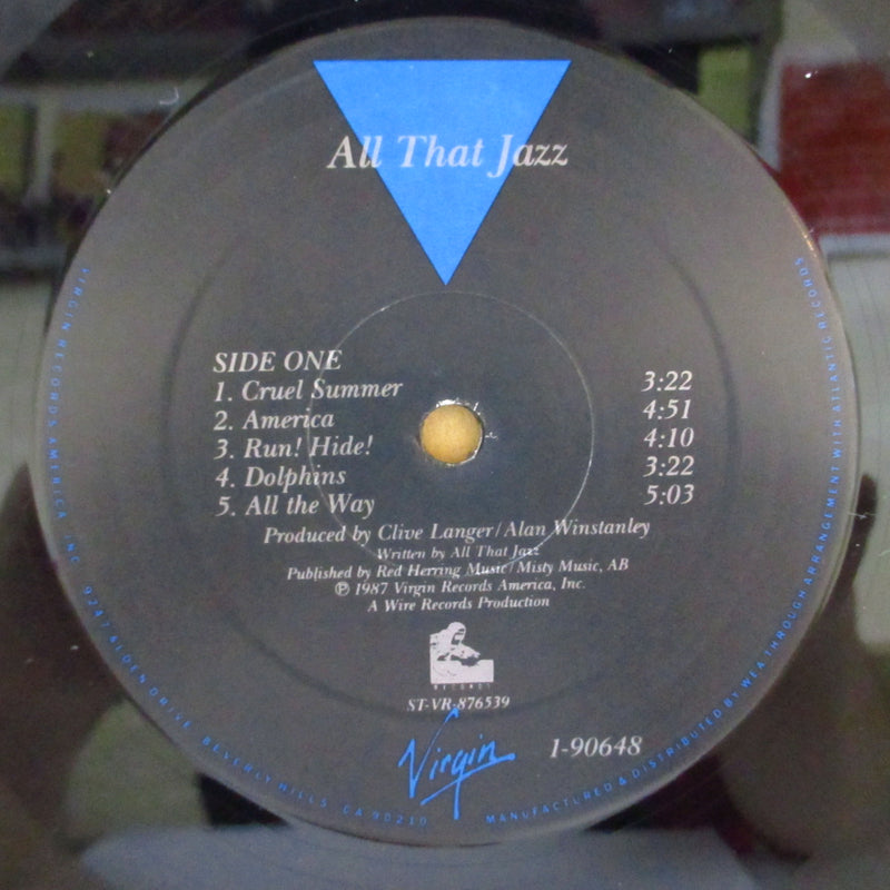 ALL THAT JAZZ (オール・ザット・ジャズ)  - S.T. (US オリジナル LP+インナー)