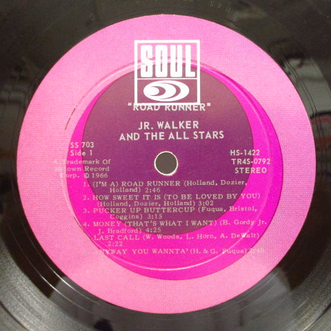 JR.WALKER & THE ALL STARS-Road Runner (US: Orig.STEREO)