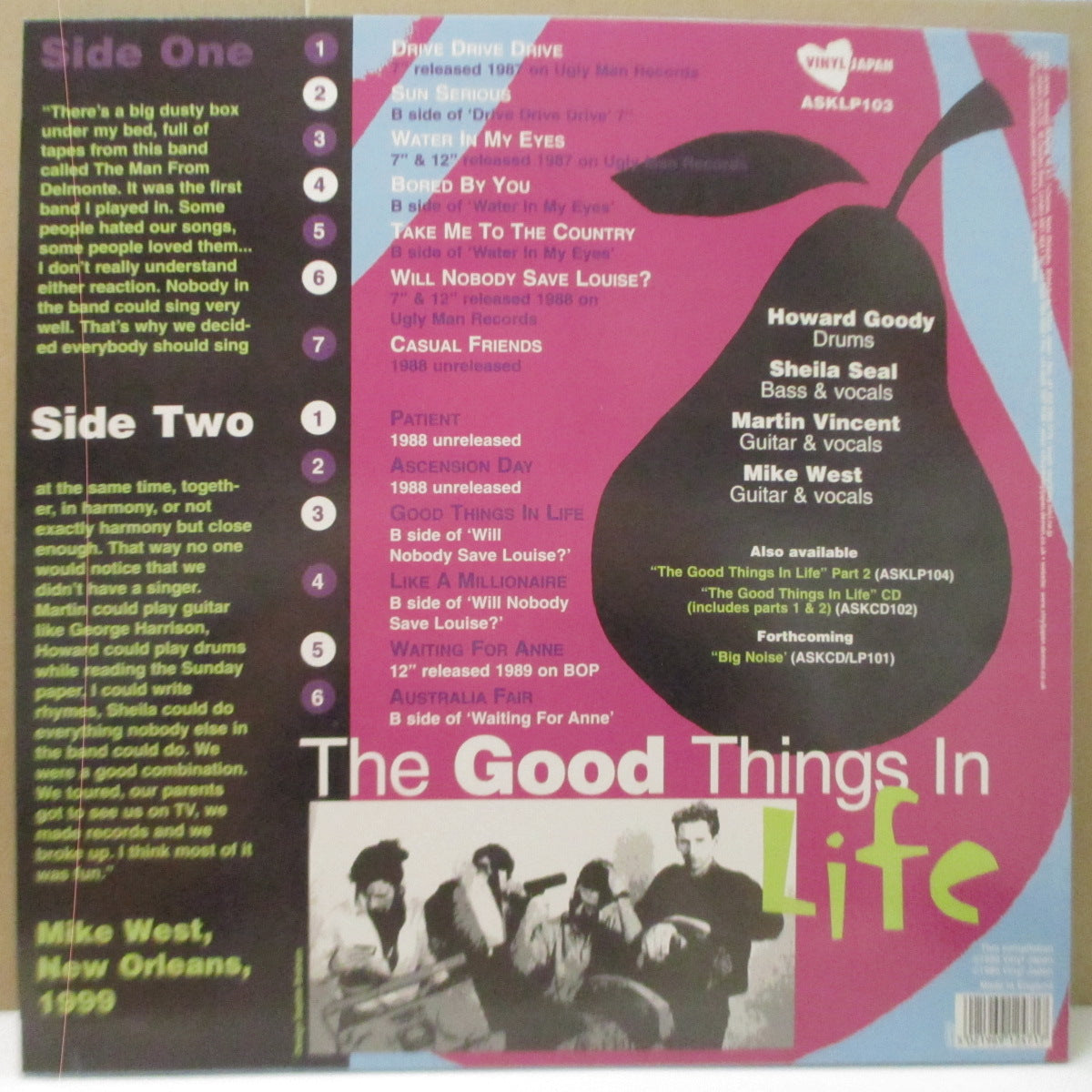 MAN FROM DELMONTE, THE (ザ・マン・フロム・デルモンテ)  - The Good Things In Life Part 1 (UK オリジナル LP)