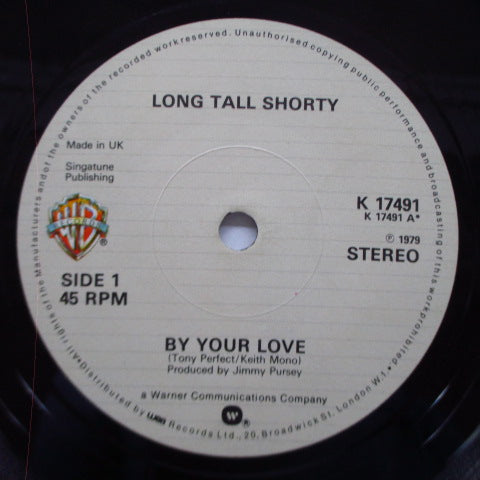 LONG TALL SHORTY (ロング・トール・ショーティー)- By Your Love (UK オリジナル 7"+ット固紙折り返しジャケ)