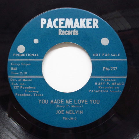 JOE MELVIN(JOE MEDWICK) - You Made Me Love You