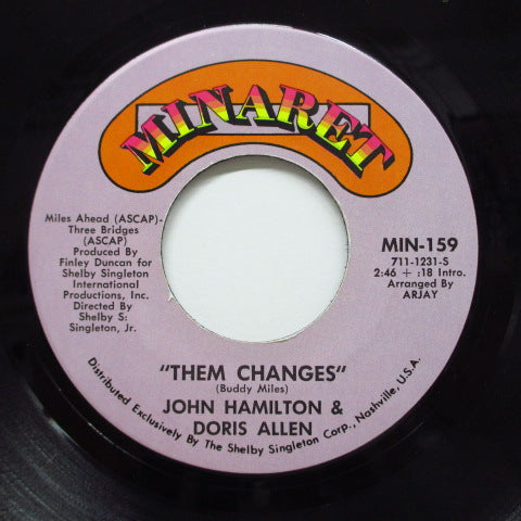 JOHN HAMILTON & DORIS ALLEN - Them Changes (Orig)