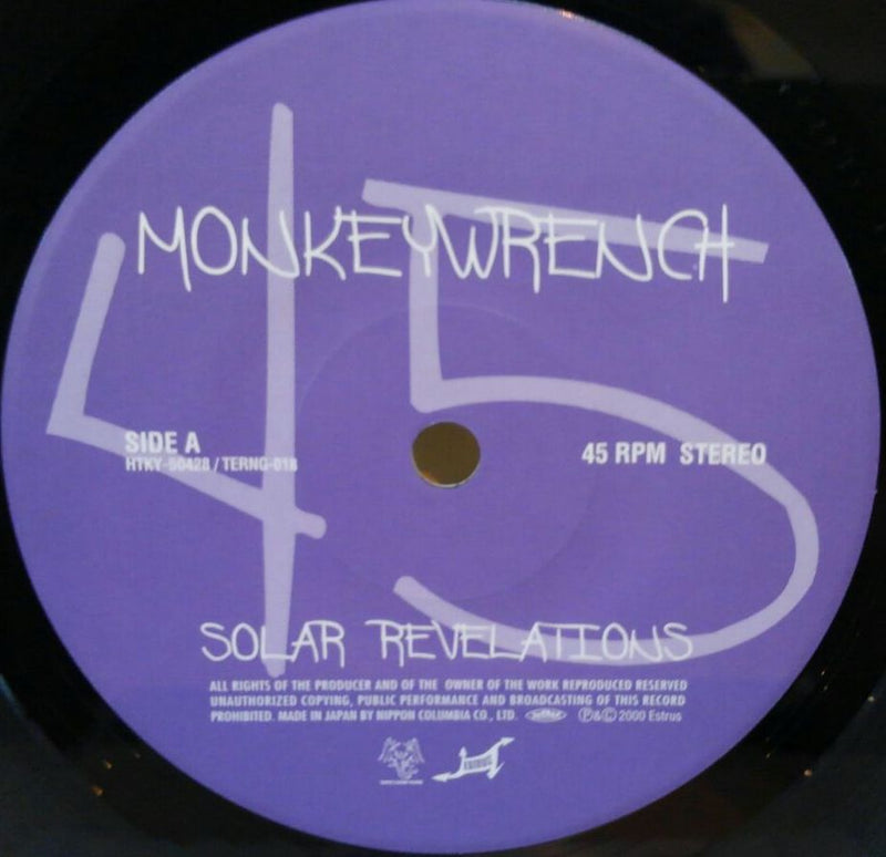 MONKEYWRENCH, THE - Solar Revelations / L.I.E.S. (Japan Ltd.7")