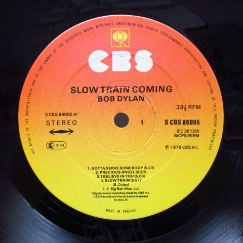 BOB DYLAN (ボブ・ディラン) - Slow Train Coming (UK Orig.LP)