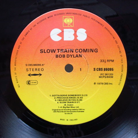 BOB DYLAN - Slow Train Coming (UK Orig.LP)