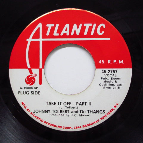 JOHNNY TALBOT(JOHNNY TOLBERT)& DE-THANGS - Take It Off (PART 1 & 2)