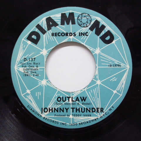 JOHNNY THUNDER - Jailer, Bring Me Water / Outlaw