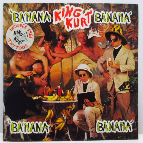 KING KURT - Banana Banana +2 (UK Orig.12"-EP/Stickered CVR)