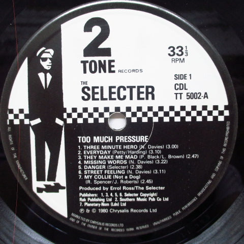 SELECTER, THE (ザ ・セレクター) - Too Much Pressure (UK オリジナル LP/表面コーティングジャケ)