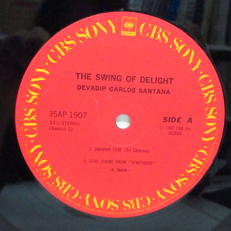 CARLOS SANTANA (DEVADIP CARLOS SANTANA) (サンタナ)  - The Swing Of Delight (Japan Orig.2xLP/GS)