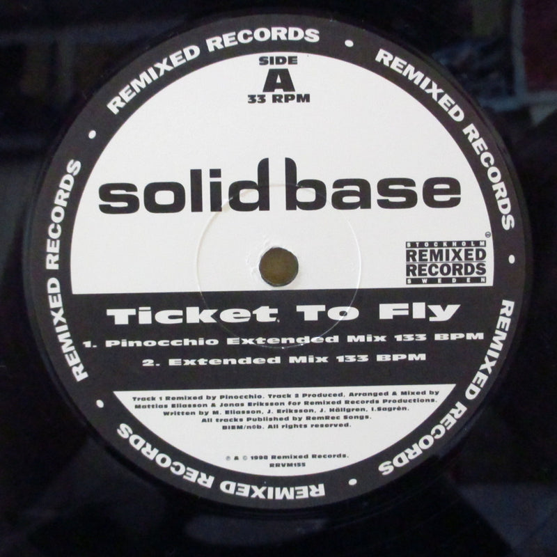 SOLID BASE (ソリッド・ベース)  - Ticket To Fly +3 (Sweden Orig.12"-EP/Die-Cut CVR)