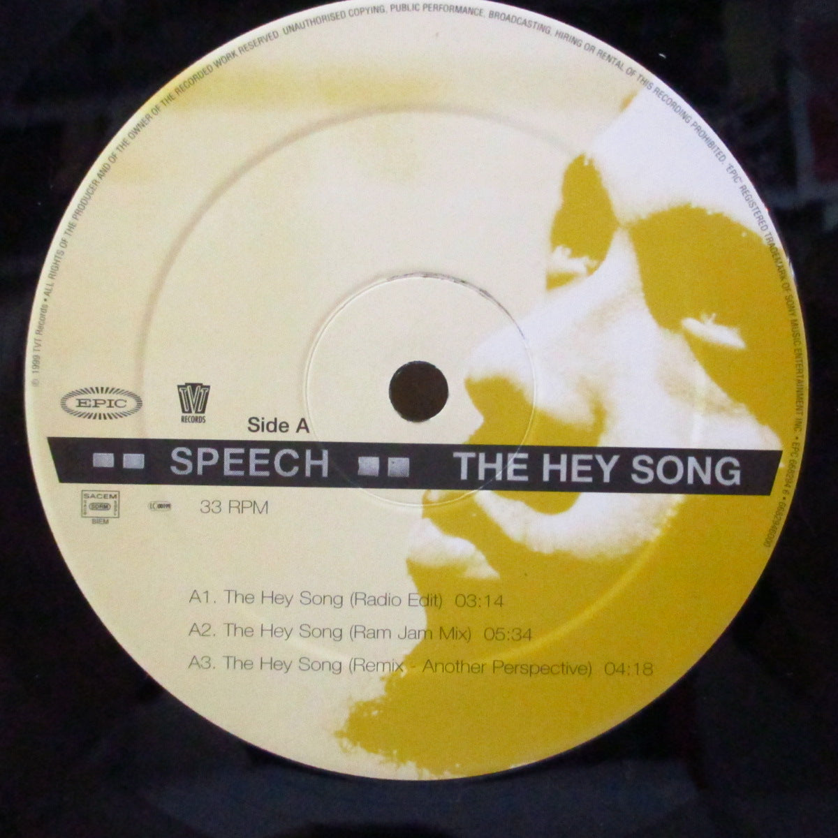 SPEECH (スピーチ)  - The Hey Song +4 (EU Orig.12"-EP)