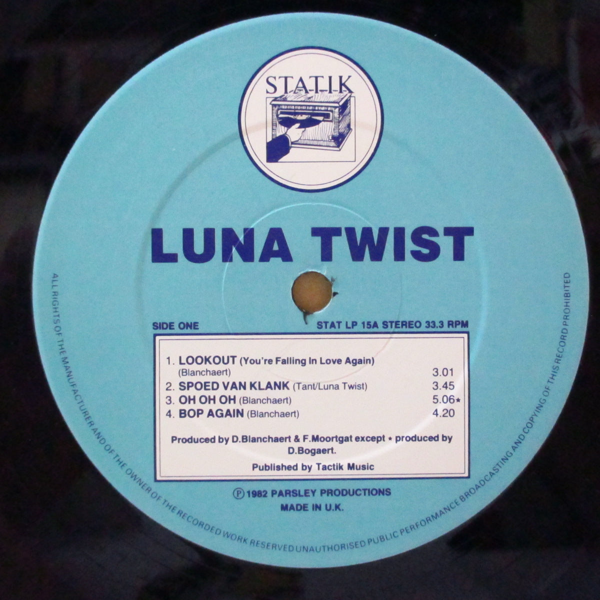 LUNA TWIST (ルナ・ツイスト)  - S.T. (UK Orig.LP+Insert)