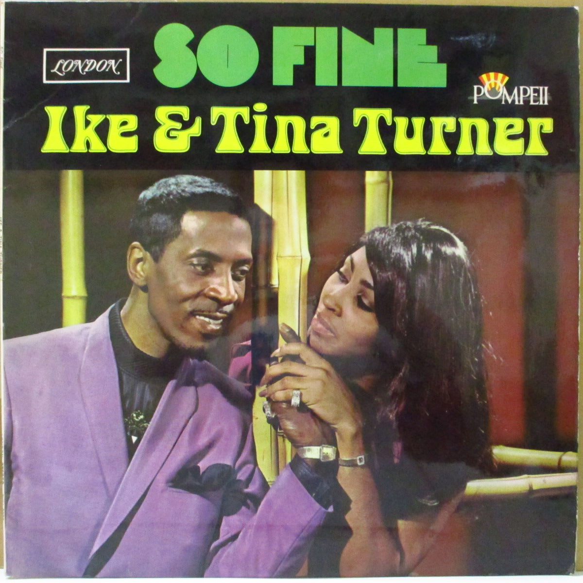 IKE & TINA TURNER (アイク＆ティナ・ターナー)  - So Fine (UK '69 Orig.オリジナル「紫ラベ」12曲入りステレオ LP/表面コーティングジャケ)