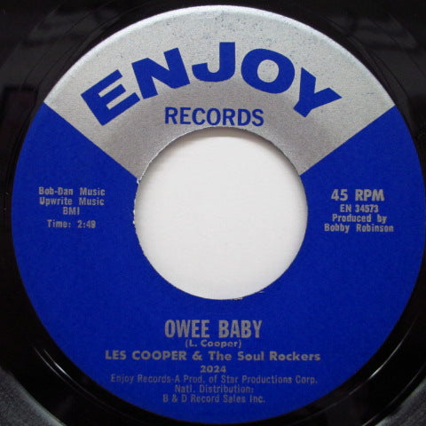 LES COOPER & THE SOUL ROCKERS - Owee Baby / Let's Do The Boston Monkey