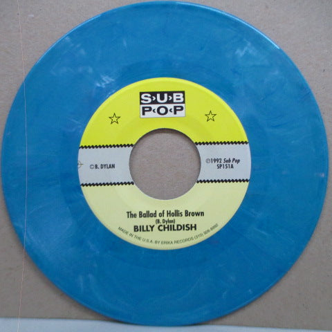 BILLY CHILDISH - The Ballad Of Hollis Brown (US Ltd.Blue Marble Vinyl 7")