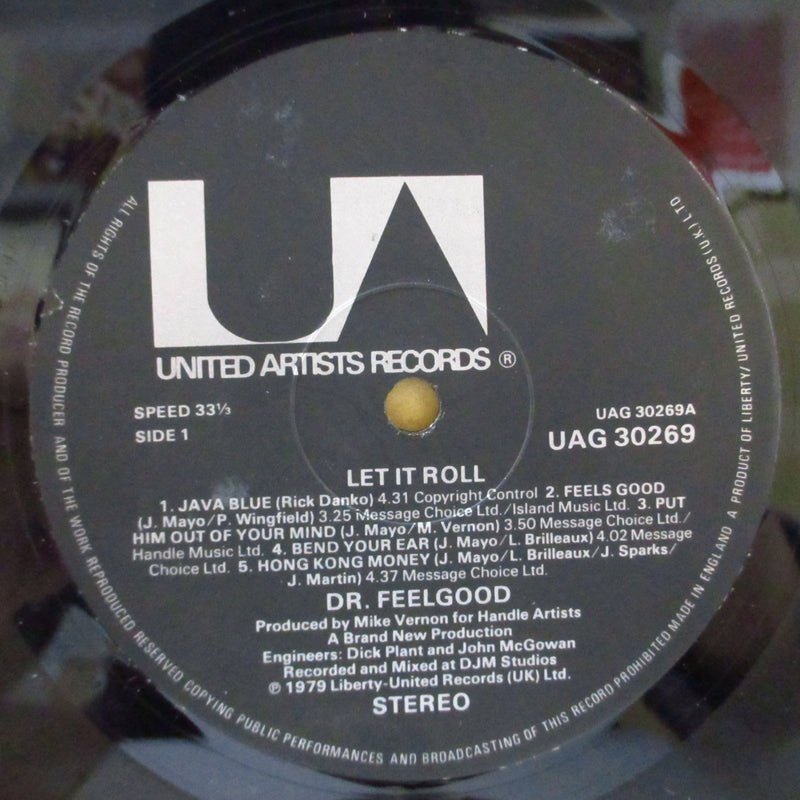 DR.FEELGOOD (ドクター・フィールグッド)  - Let It Roll (UK オリジナル LP/ノーマル光沢ジャケ)