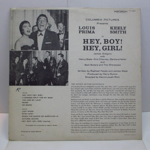 LOUIS PRIMA & KEELY SMITH - (ルイ・プリマ & ケリー・スミス）- Hey Boy! Hey Girl! (US Orig.Mono LP)）